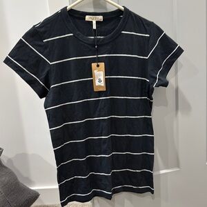Rag & Bone Blue Fitted Short Sleeve T-Shirt